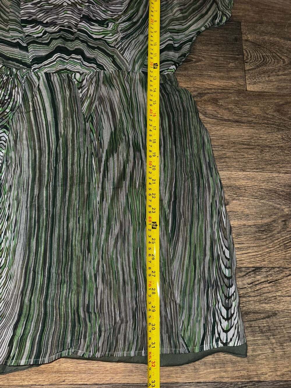 Broadway & Broome Anthropologie 100% Silk Abstract Stripe Mini Dress - Picture 6 of 11
